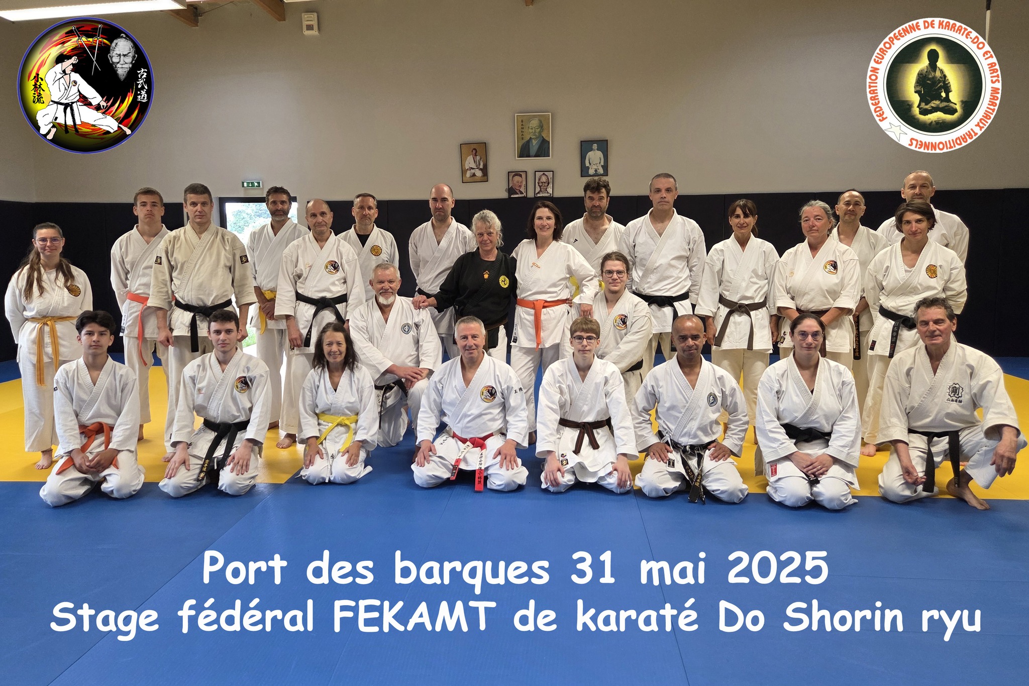 Photo de groupe Karaté