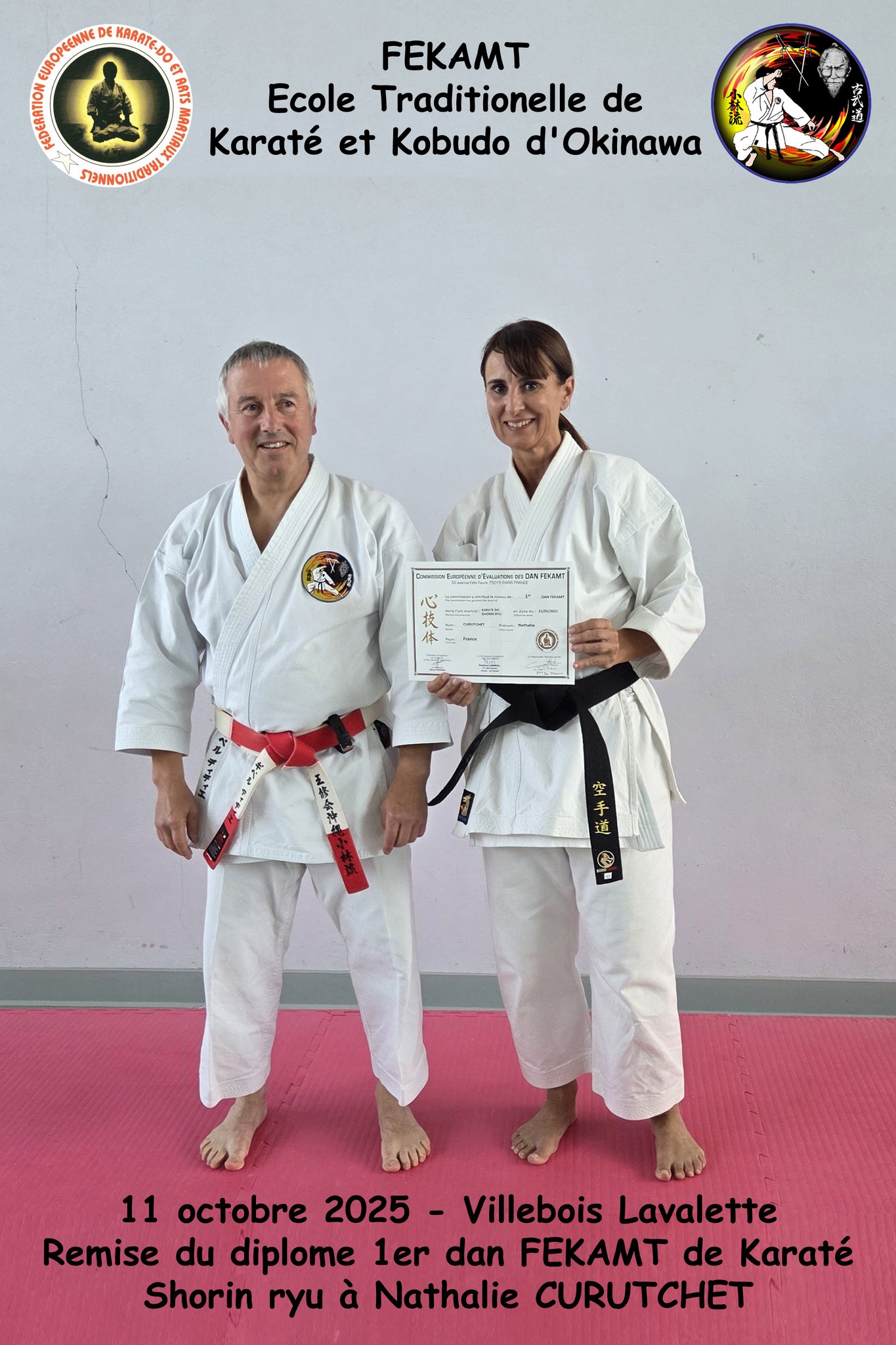 Remise de diplome Nathalie