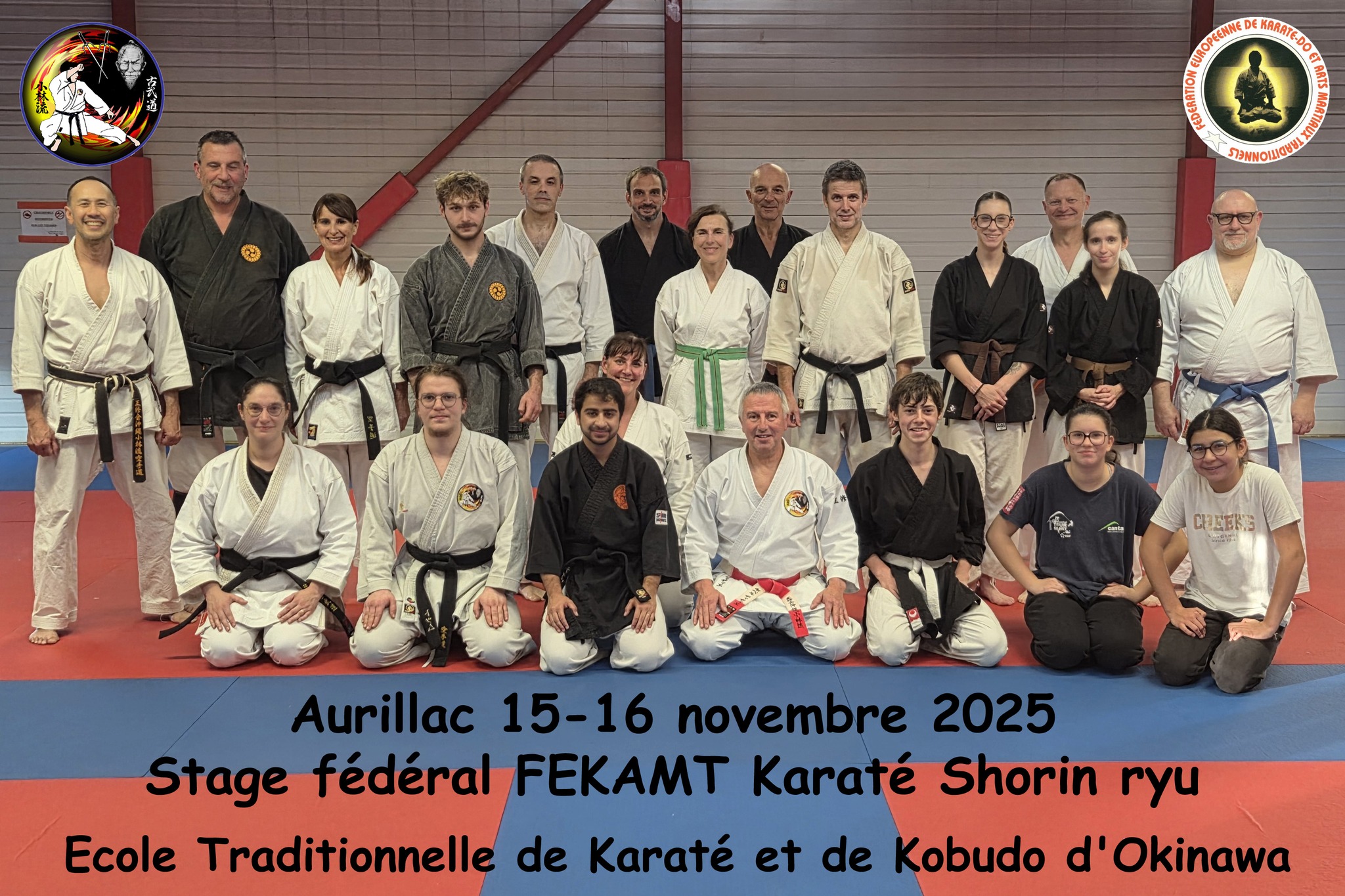 Photo de groupe karaté