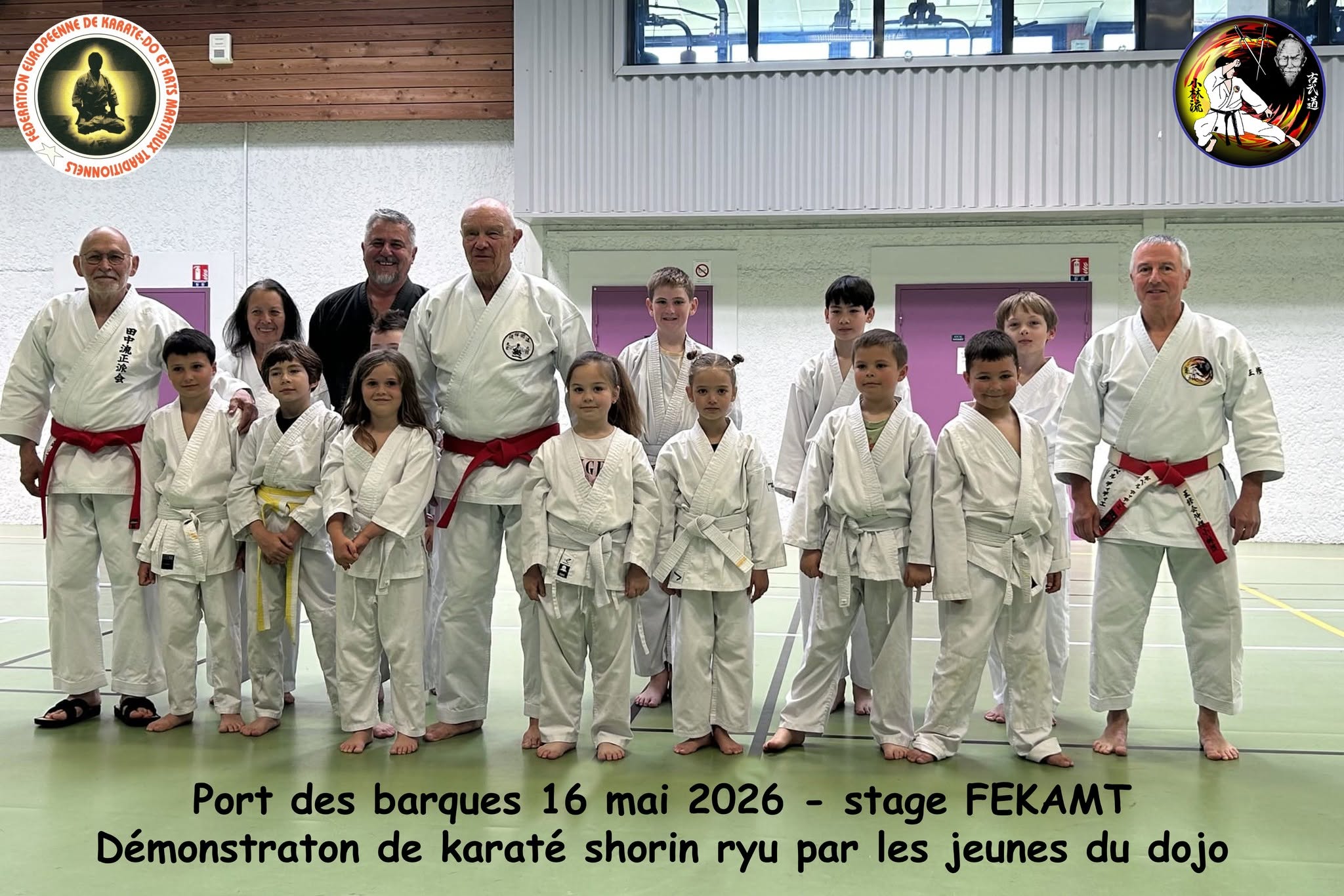 Démonstration des jeunes