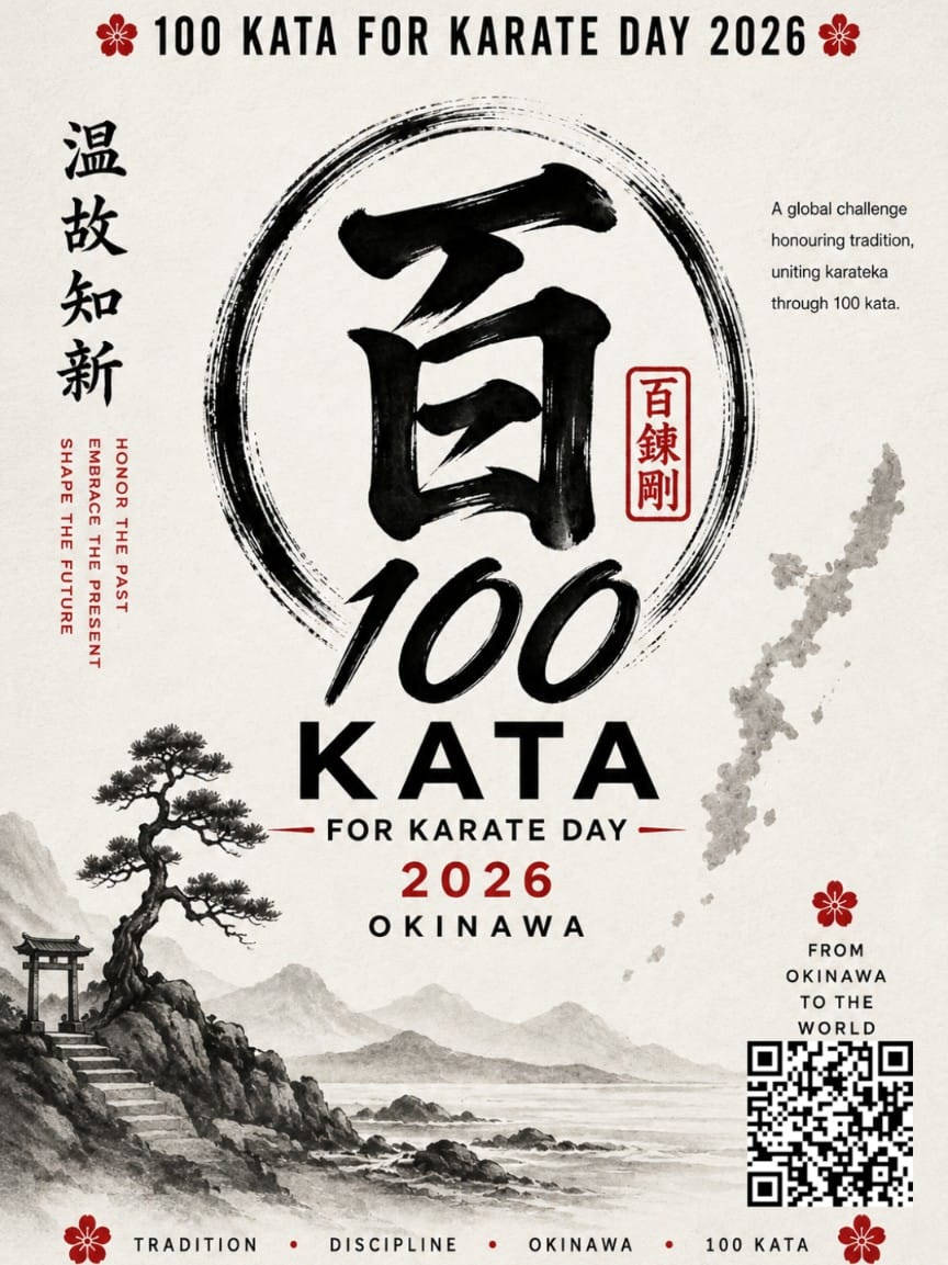 Affiche du 100 Kata for Karate Day 2026