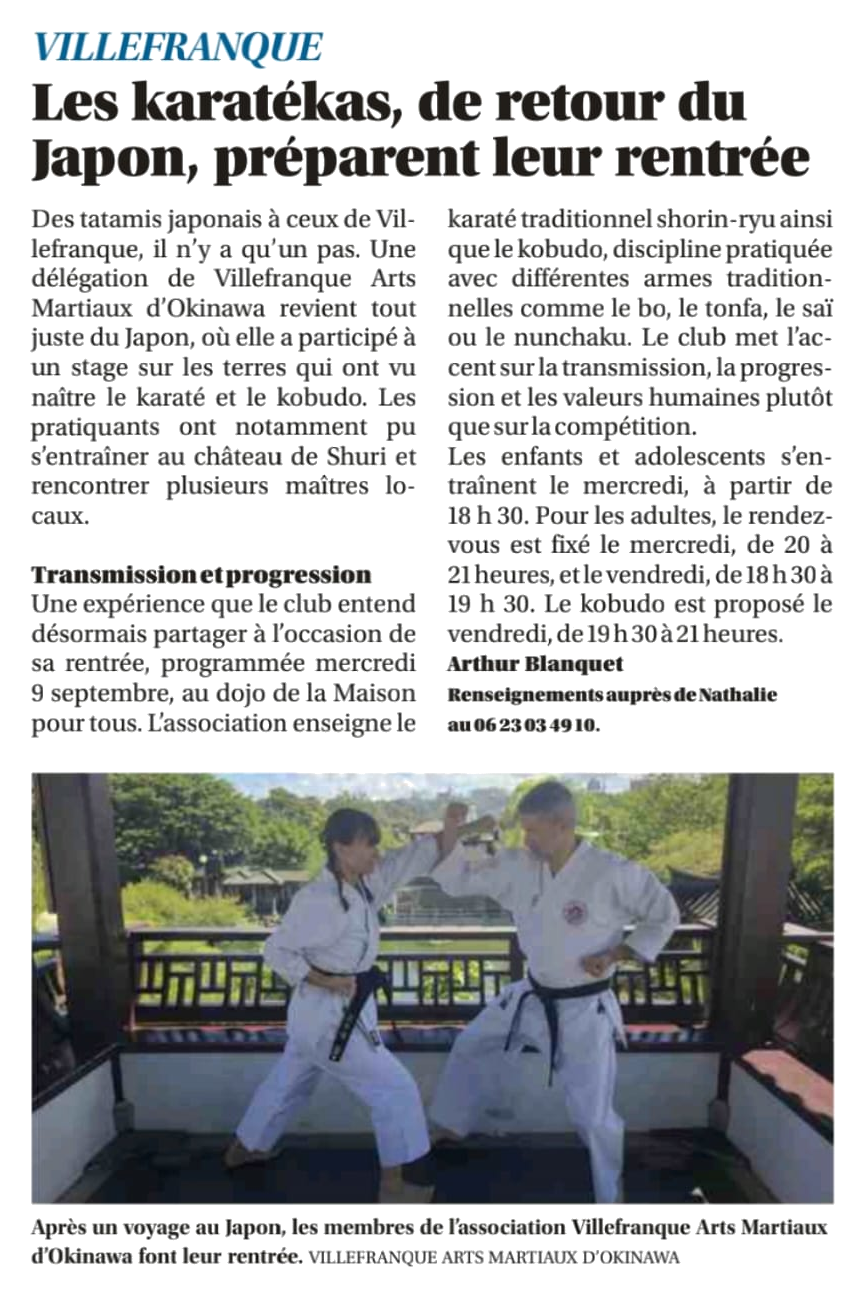 Sud-Ouest du 8 septembre 2026
